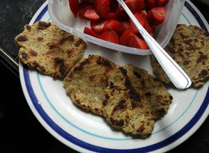 Una foto de Arepitas de avena y semillas de chía