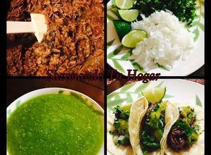 Una foto de Tacos de cachete de res (estilo barbacoa)👌🏻👌🏻
