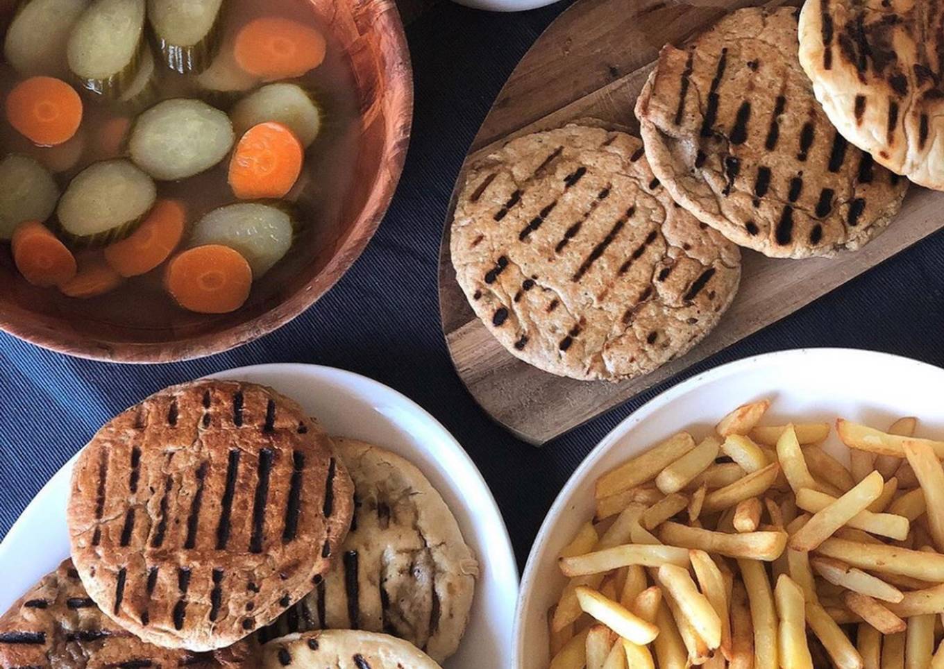 Grilled Hawawshi (Egyptian Meat Bun)