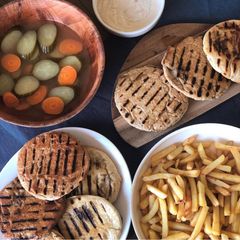 A picture of Grilled Hawawshi (Egyptian minced meat loaf).