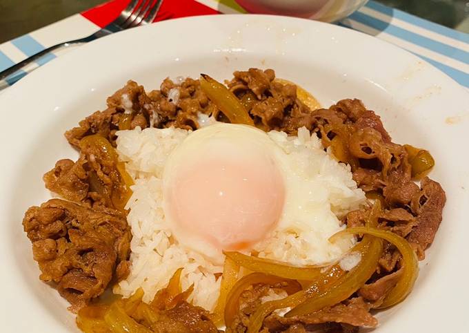 Recipe of Homemade Gyudon