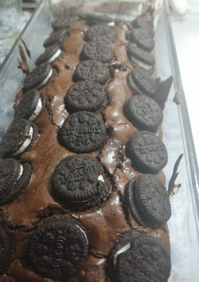 Una foto de Brownie de oreo