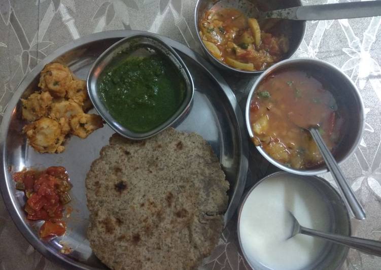 Recipe of Quick Navratra Thali Cooking Basics for Beginners