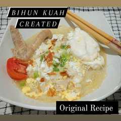 A picture of Bihun Kuah Ide Menu Sahur Simple "Created By Siekfen Kitchen".