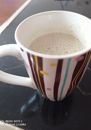 Una foto de Batido de avena y plátano para desayunar