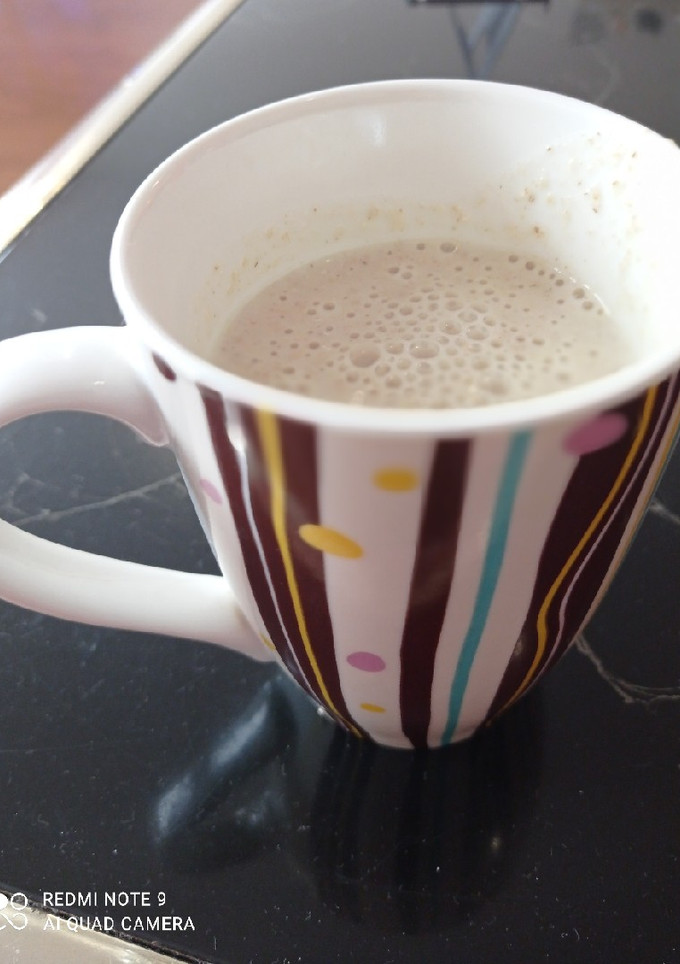 Una foto de Batido de avena y plátano para desayunar