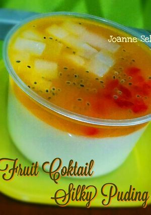 Foto resep Fruit Coktail Silky Puding