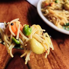 A picture of Vegetable Seviyan Upma (veg vermicelli).