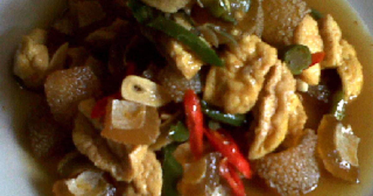 Resep Oseng2 Kikil Tahu Cabe Ijo Oleh Nuzulianita Cookpad