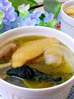 老菜脯燉雞湯 的食譜成品照片