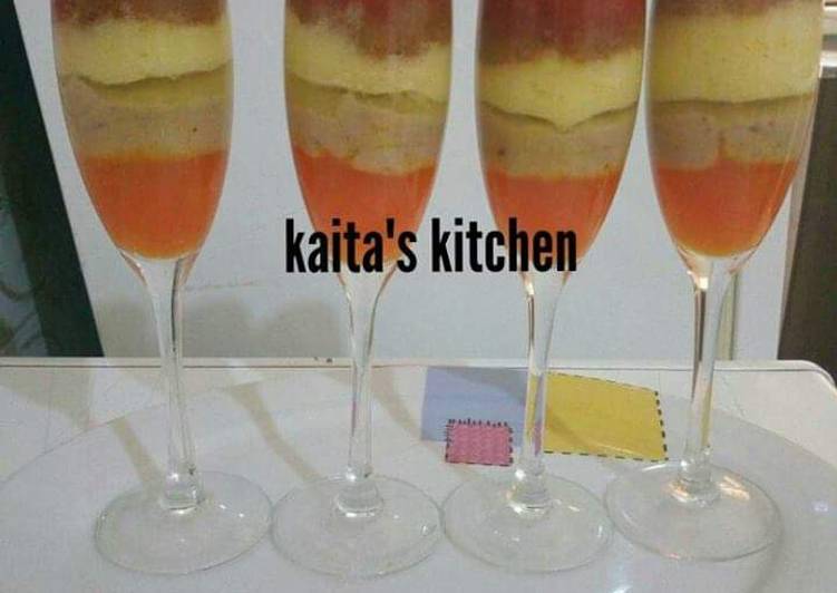 Easiest Way to Make Homemade Layered smoothie