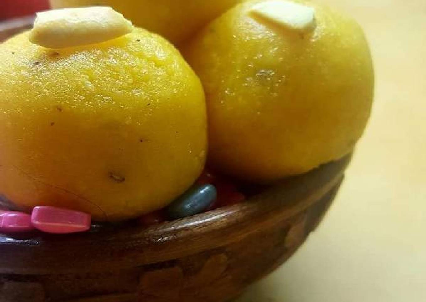 Mango paneer ladoo