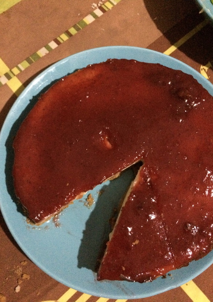Una foto de Tarta de queso tradicional