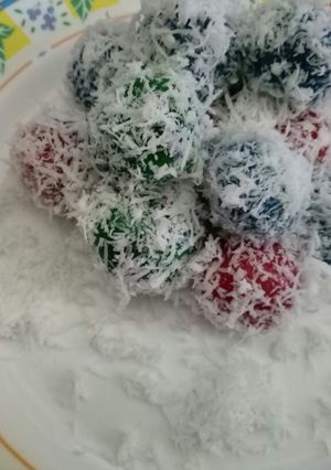 Foto resep Klepon Rainbow