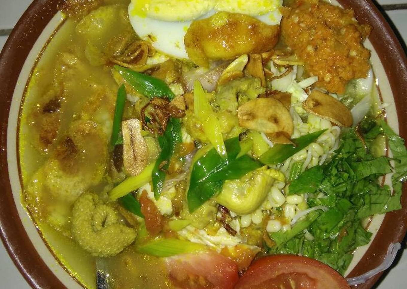 Soto ayam seger