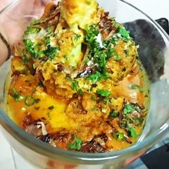 A picture of Mugali baked gobhi masala.