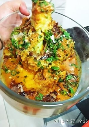 A picture of Mugali baked gobhi masala.