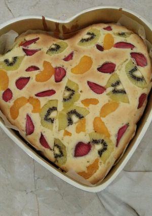 Foto resep Fruit Pastry Cake