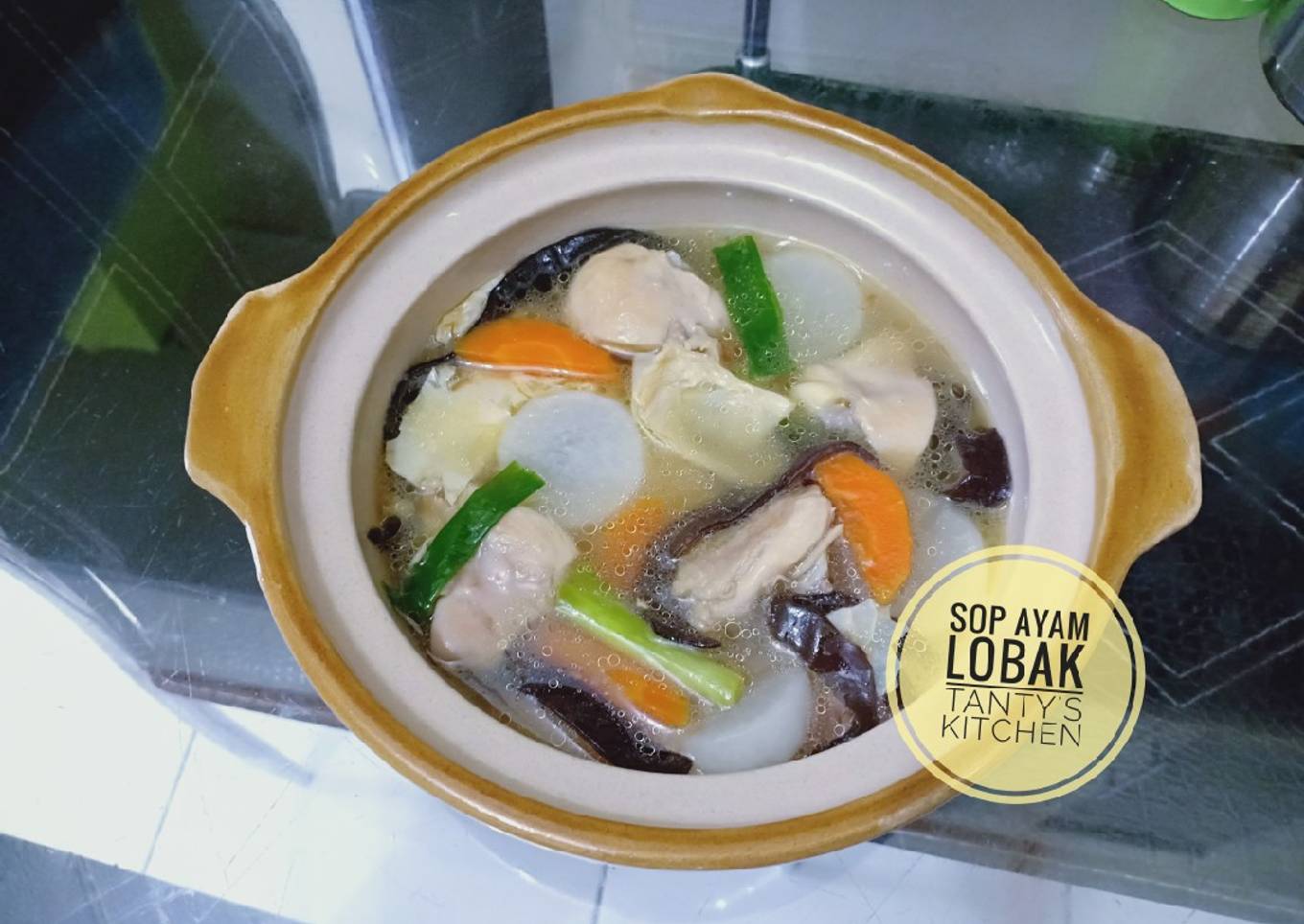 Sup ayam lobak
