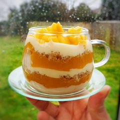 A picture of Overnight Mango Quinoa Parfait.
