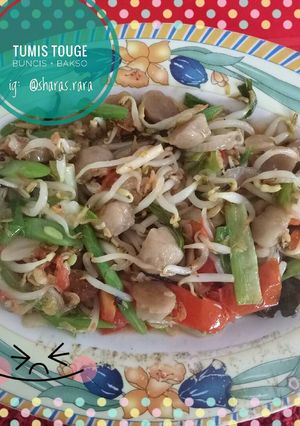 Foto resep Tumis touge buncis sederhana