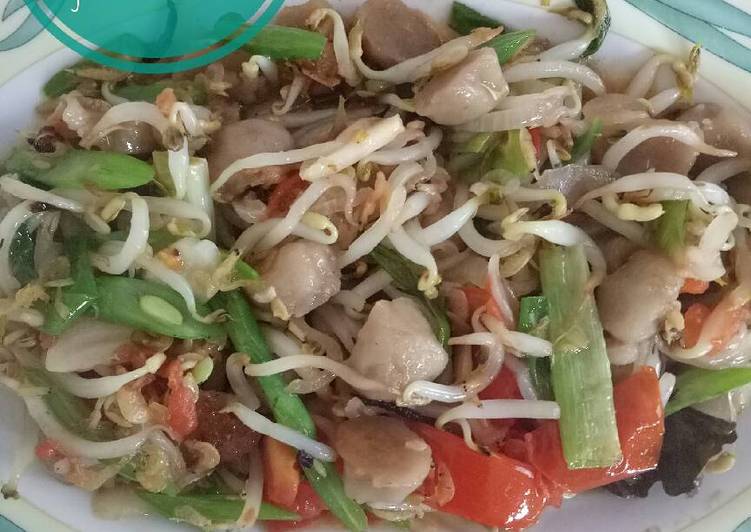 Tumis touge buncis sederhana