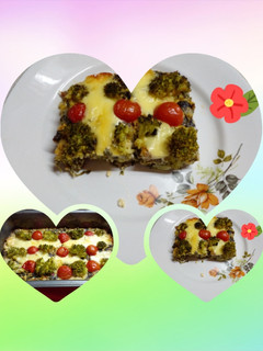 Una foto de Budín de acelga y brócoli