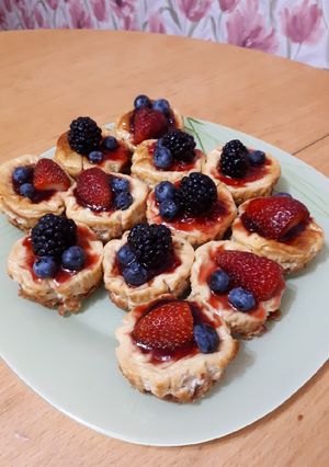 O poză a rețetei Mini cheesecakes.