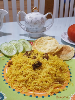 Foto resep Daur Ulang Sate Kambing: Nasi Kebuli