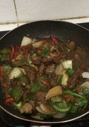 Foto resep Sapi Lada hitam