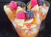 Una foto de zumo frutas