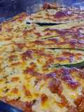 Lasaña fácil de calabacín (opción con nachos)