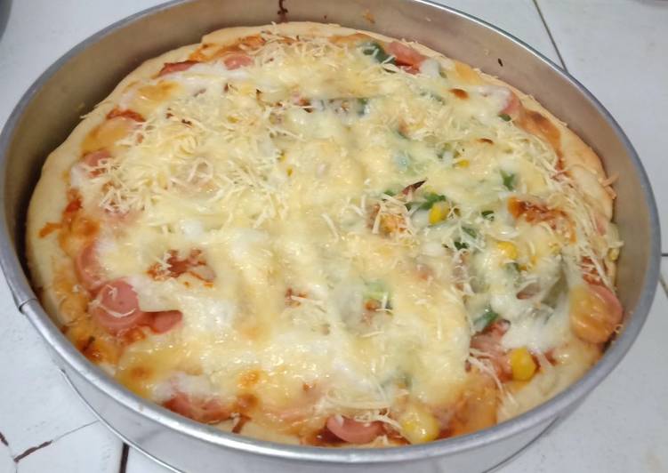 Pizza hemat dapat banyak😘yg butuh kesabaran🤣🤣