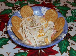 Una foto de Ensalada de surimi y mango