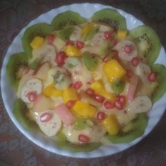 A picture of Fruit custard.