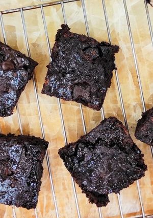 A picture of Ultimate Eggless Brownies.