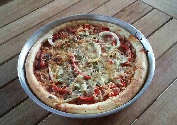  Resep  Pizza  homemade by nikmatul  rosidah  oleh Umi Syarifah 