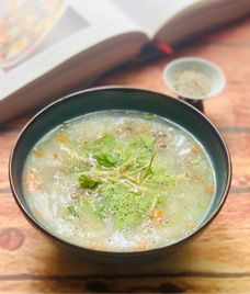 cháo thịt bò cà rốt