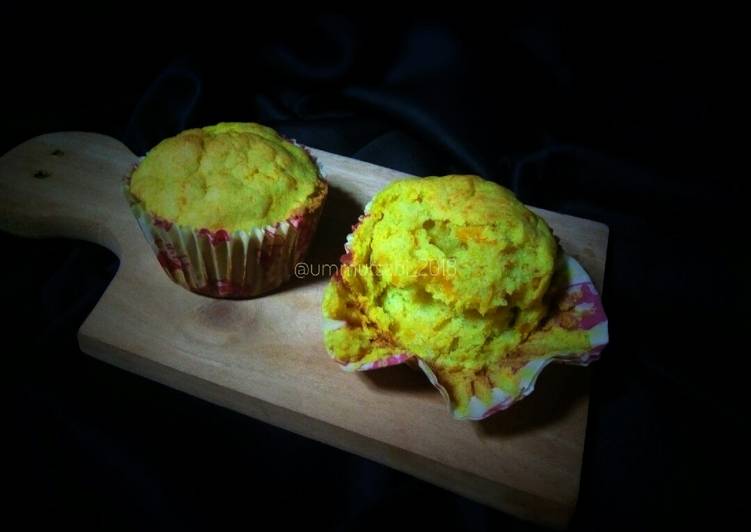 66. Pumpkin Cake /Kue Labu Kuning~putih telur (snack MPASI 1y+*)