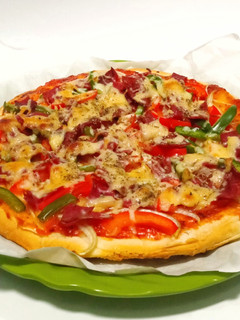 Foto resep Smoked Beef Pizza 🍕