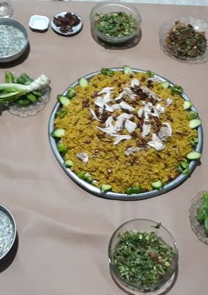 صورة لوصفة المقلوبة السورية