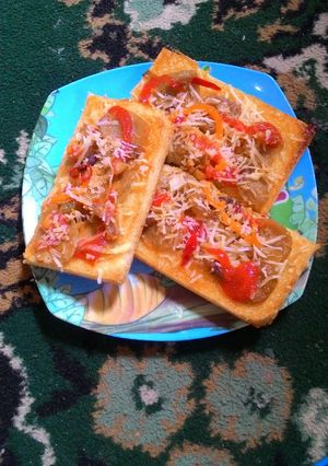 Foto resep Pizza roti tawar no sosis alaalangawur