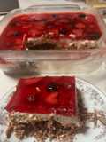 Bananaberry Pretzel Salad