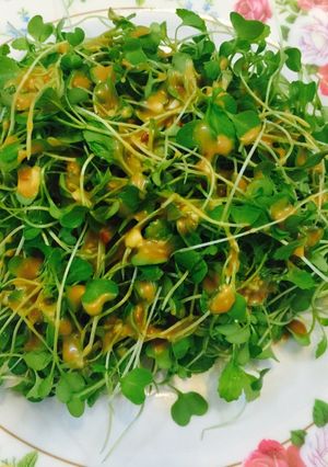Hình của món Salat rau mầm nhà trồng.