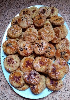 صورة لوصفة بسكوت مالح 🍪🍪