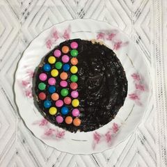 A picture of Fireless Chocolate Biscuit cake.