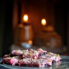 A picture of Beetroot Mawa Burfi.