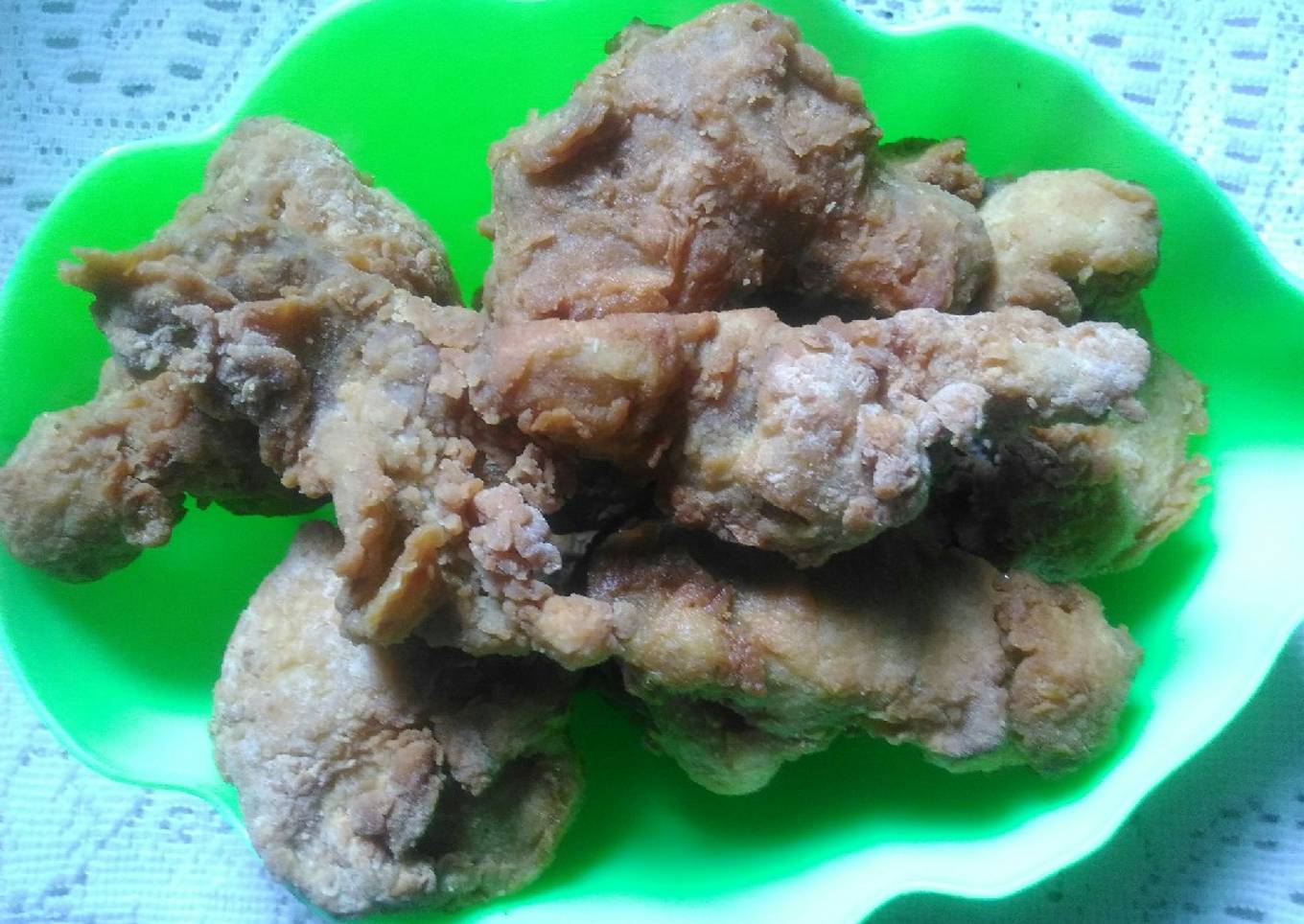 Ayam goreng tepung sederhana