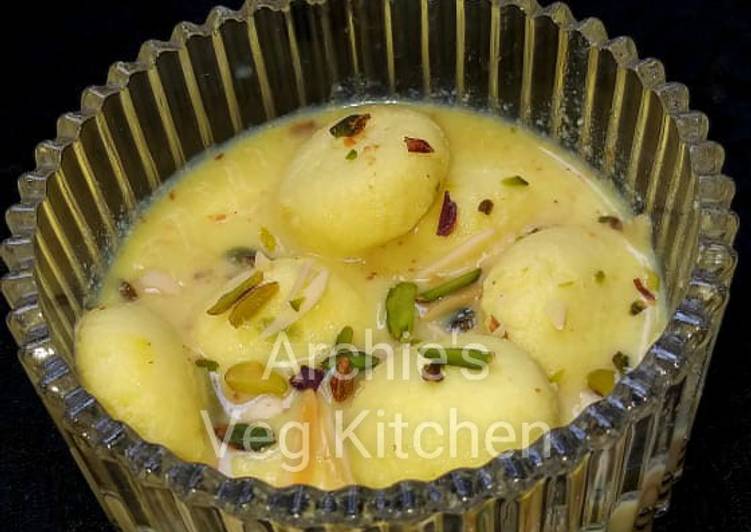 Recipe of Homemade Ras malai