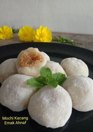 Foto resep Mochi isi kacang tanah